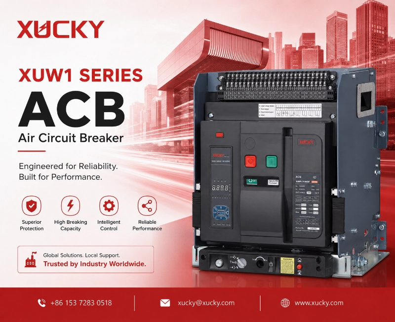 Potencialize seus projetos críticos com XUCKY XUW1 Series ACB